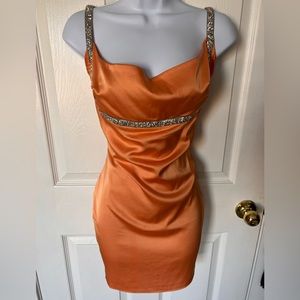 Oh Polly peach dress